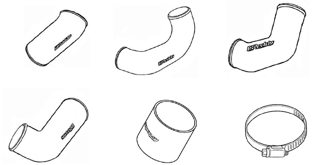 BNR32】GReddy アルミインテークパイプセット | TRUST | GReddy