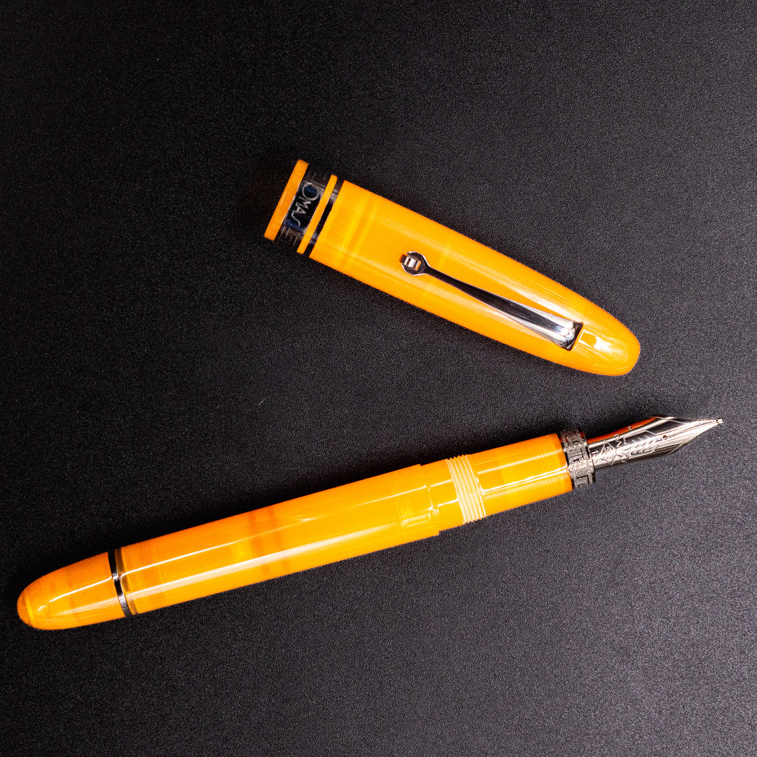 Omas Ogiva Fountain Pen - Arancione Black – Truphae