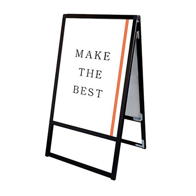 スタンド看板】バリウススタンド看板 A1 両面 ブラック BVASKAC-A1R