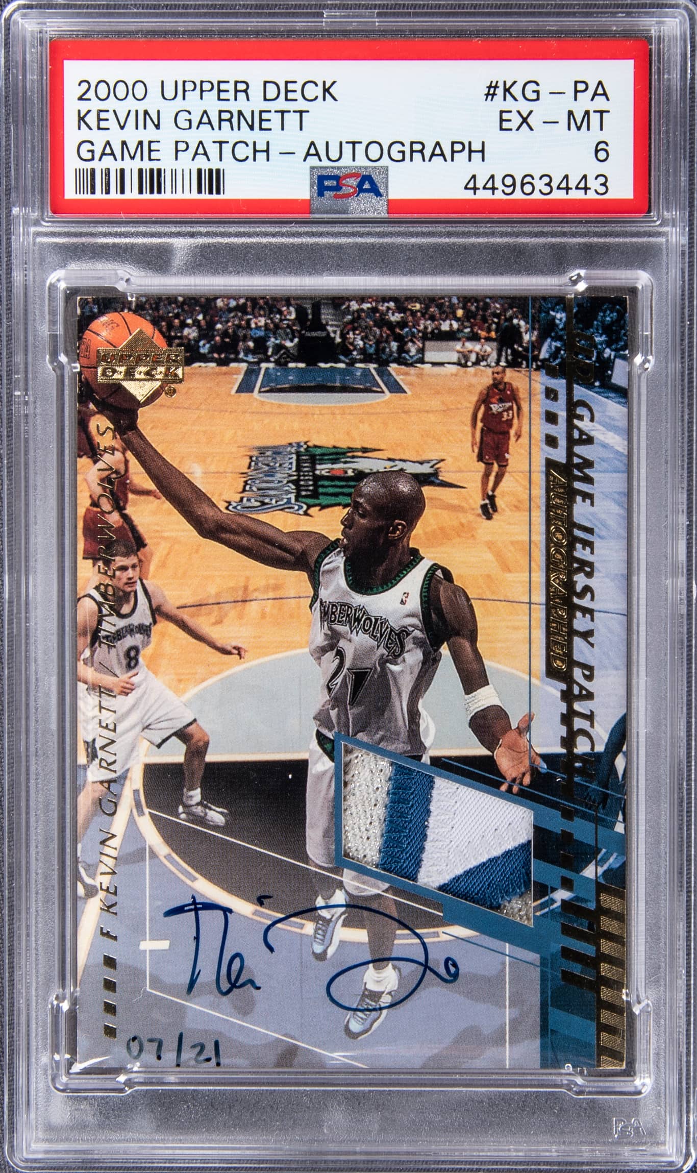 MINTからの20 年前のNBAトレカに41万円！ ケビン・ガーネットのUD
