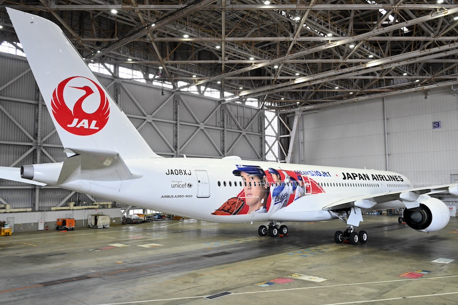 JAL Unveils 'DREAM SHO JET' A350 Featuring MLB Star Shohei Ohtani