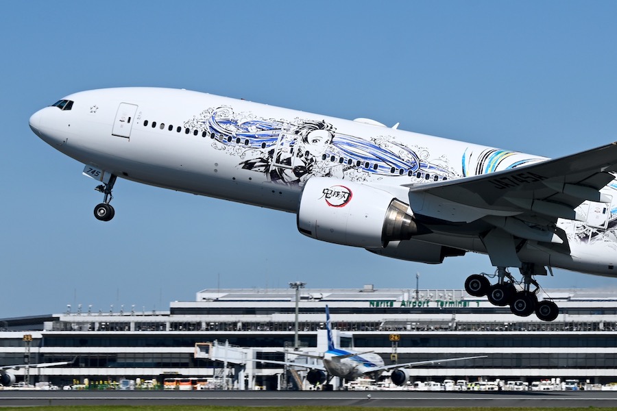 週末特価【未使用】BOEING 777 JA745A 鬼滅の刃じぇっと参 週末特価