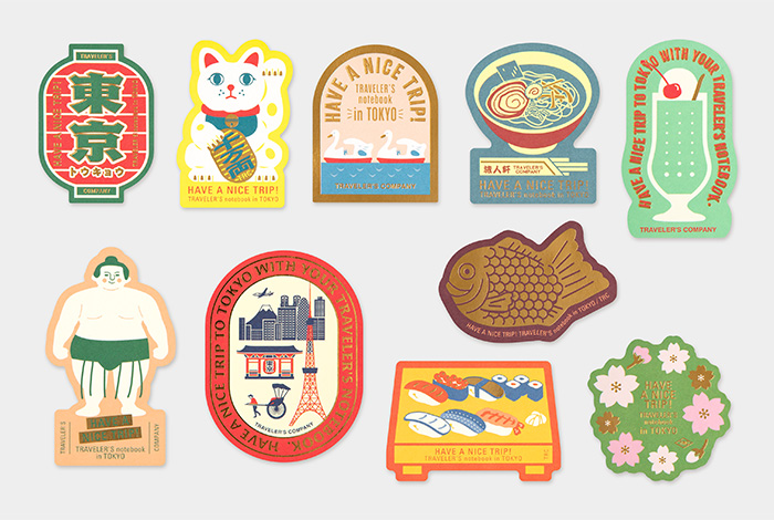 STICKER SET TOKYO / ステッカーセット TOKYO | TRAVELER'S COMPANY