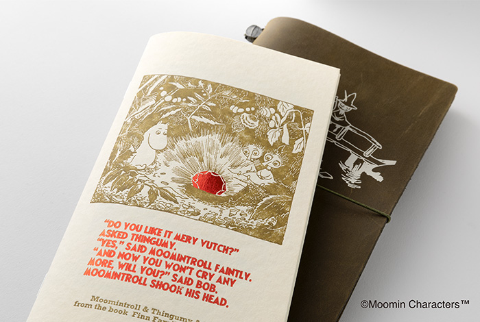 TRAVELER'S notebook Limited Set MOOMIN from the book “The Happy
