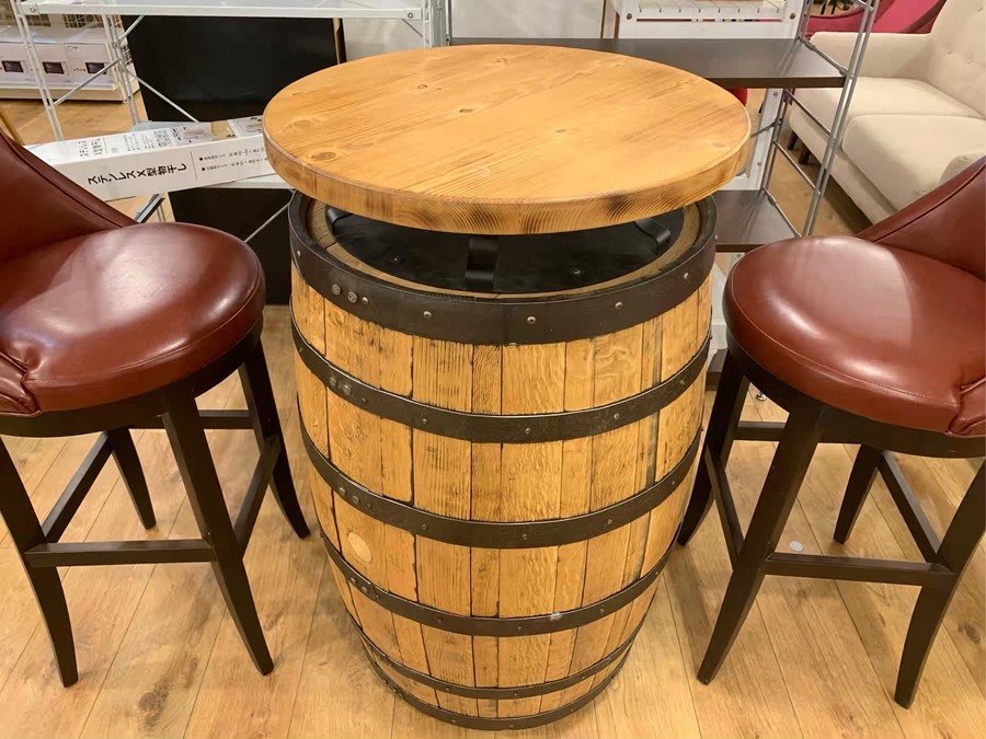 樽型テーブル＆カウンターチェアが買取入荷致しました!!【二俣川店