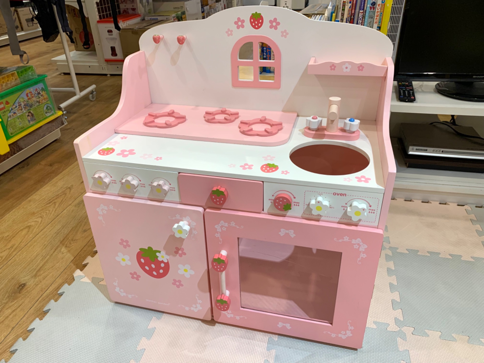 Mother Garden(マザーガーデン)のおままごとキッチンセットを買取入荷