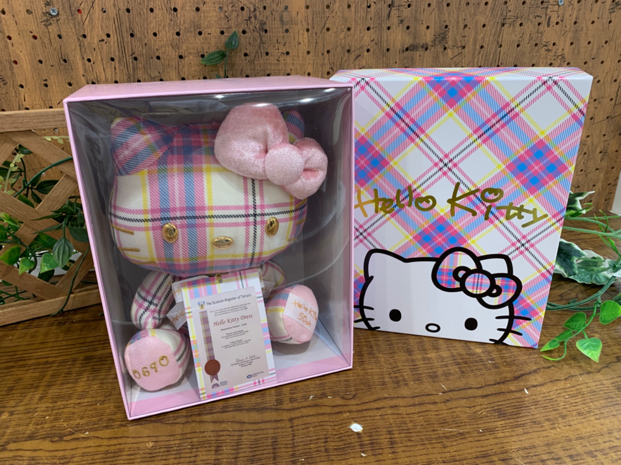 ハローキティ35周年 NTT電報 ぬいぐるみ6体セット メモリアルボックス