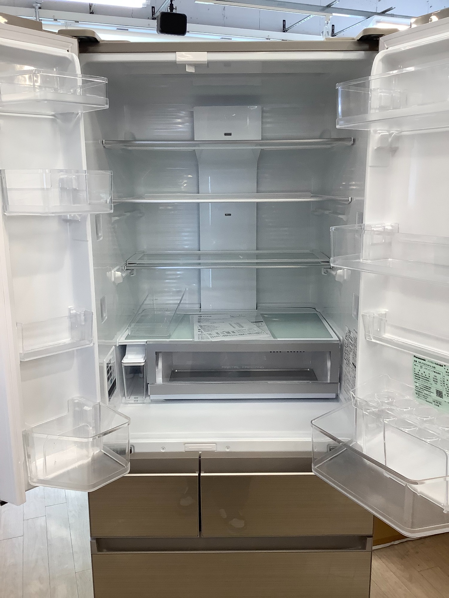 6ドア冷蔵庫 Panasonic NR-FV45V5-H 2019年製 451L