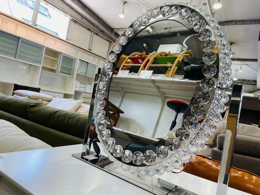 フッツェ ハリウッドミラー ラウンド L ホワイト Francfranc 【公式通販】