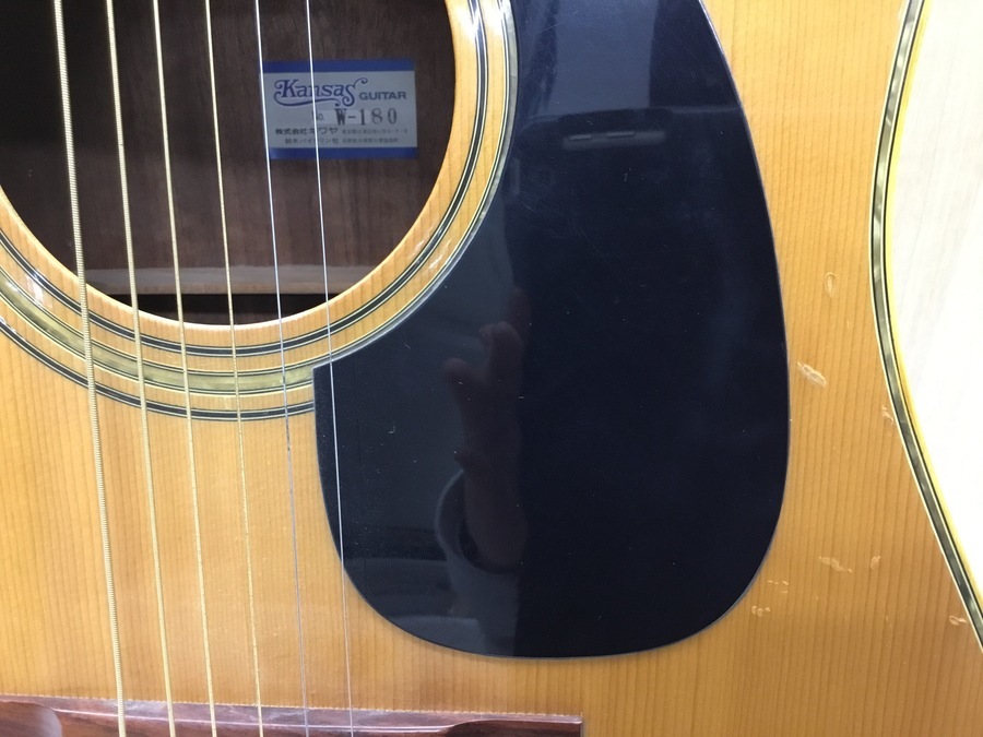 KANSAS／カンサスのアコースティックギター（W−180）を買取入荷致し