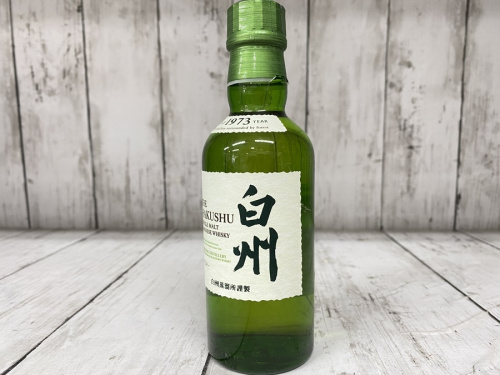 白州 シングルモルトウイスキー 180ml。4本セット720ml 白州 シングル