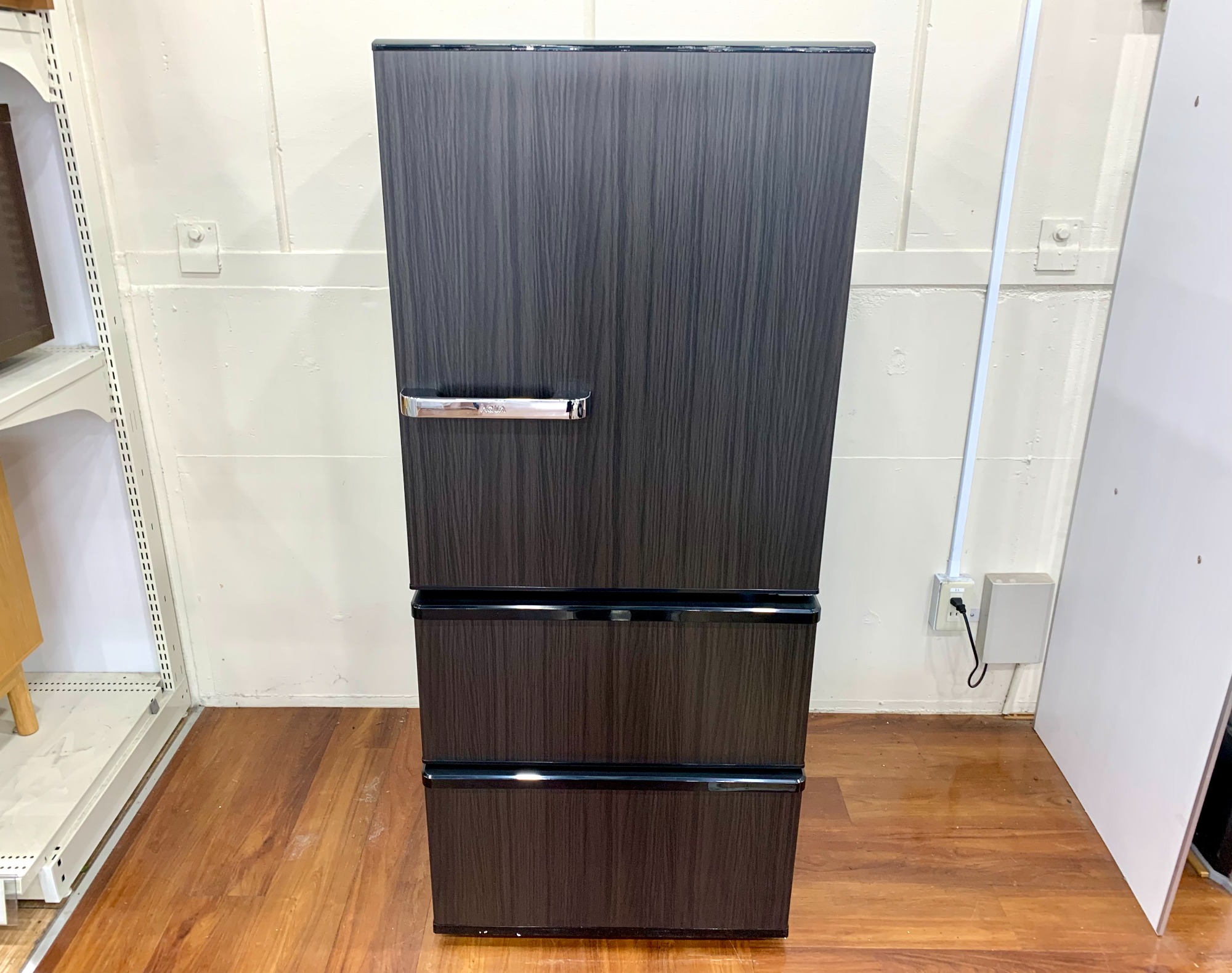 AQUA ノンフロン冷凍冷蔵庫 AQR-SV27P AQUA 3ドア冷蔵庫 自動製氷 272L