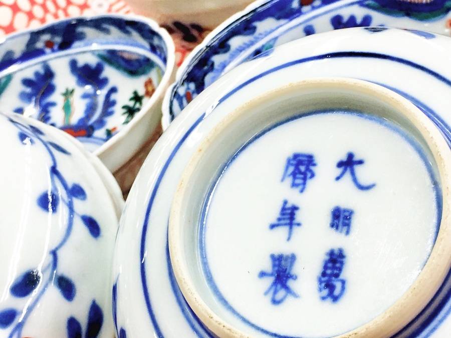 大明萬歴年製 中国大明萬歴年製款五彩龍鳳凰文