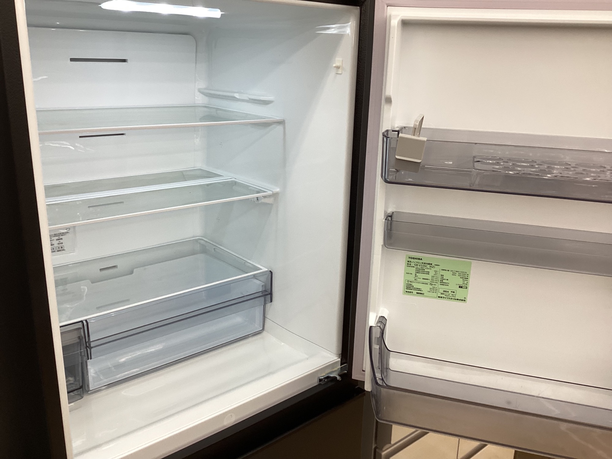 冷蔵庫 TOSHIBA GR-V33SC 2024年製 GR-V33SC | 冷蔵庫 | 東芝ライフ