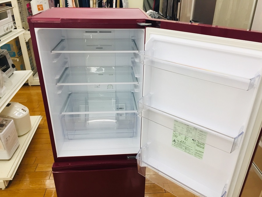 ブライ 日立 ワインレッド 二ドア冷蔵庫 ブライ 日立 ワインレッド 二