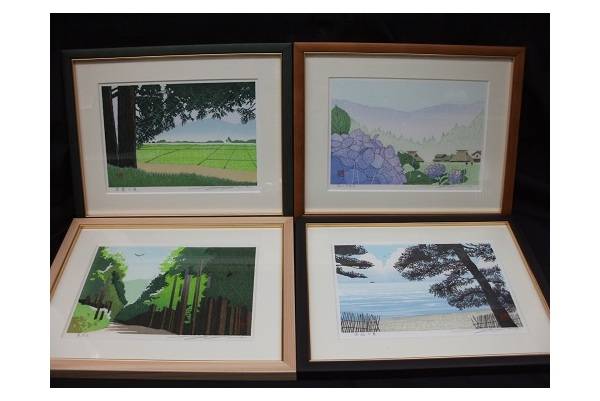 佐野せいじ 作 木版画「心の故郷 12ヶ月」 全12セットが入荷致しました