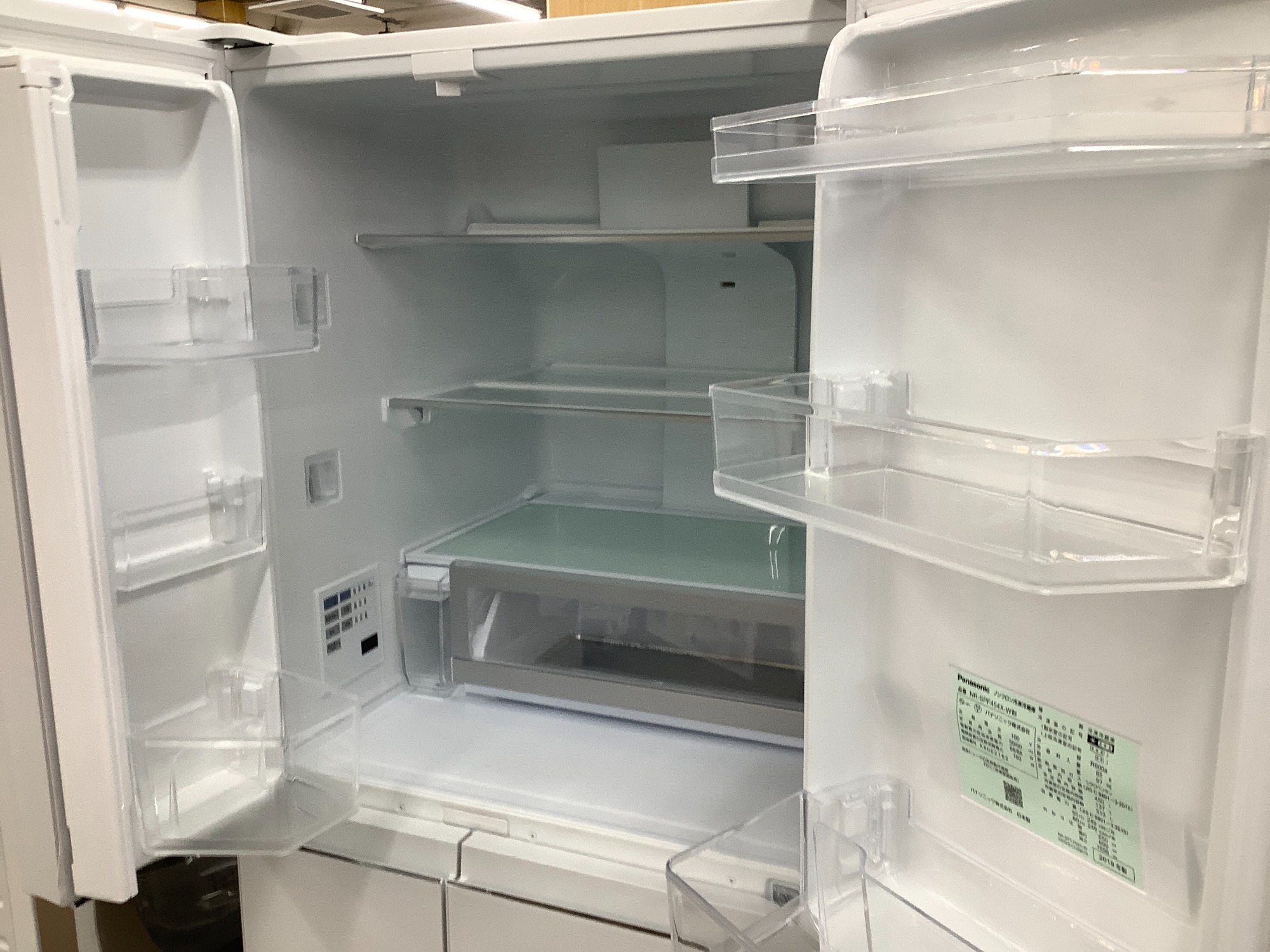 Panasonic 冷蔵庫 2019年製 6ドア NR-SPF454X-W 美品 【公式通販】