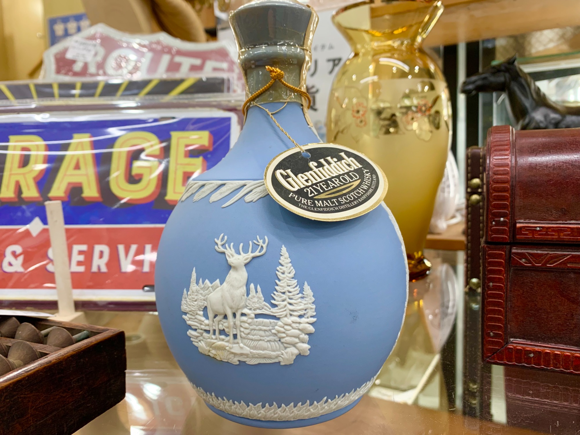 Glenfiddich グレンフィディック ウェッジウッド ウイスキー陶器ボトル