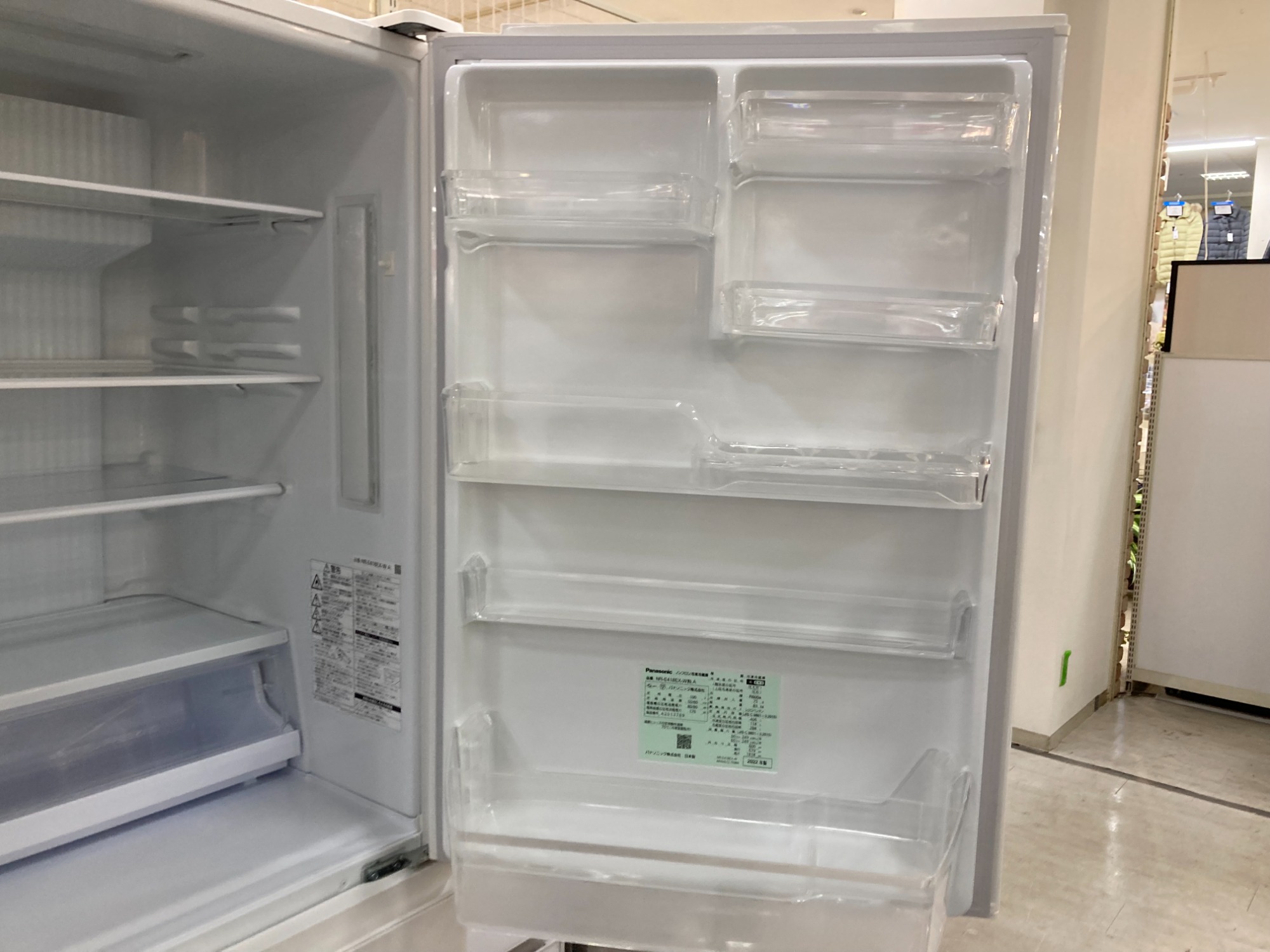 Panasonic 2010年型 冷蔵庫 パナソニック、2ドアタイプのシンプルな