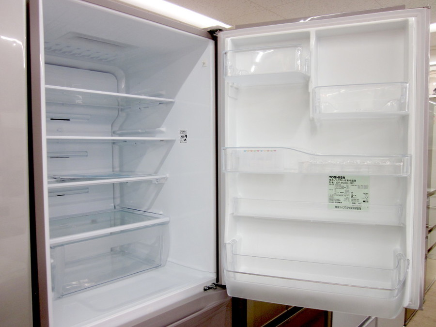 TOSHIBA(東芝)の426L 5ドア冷蔵庫 2015年製「GR-H43G」｜2019年08月18