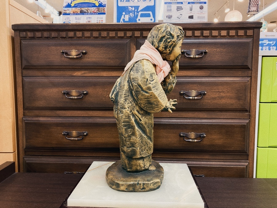 北村西望 少女 ブロンズ像 62cm 約19.6kg 楽天市場】北村西望作品 喜ぶ