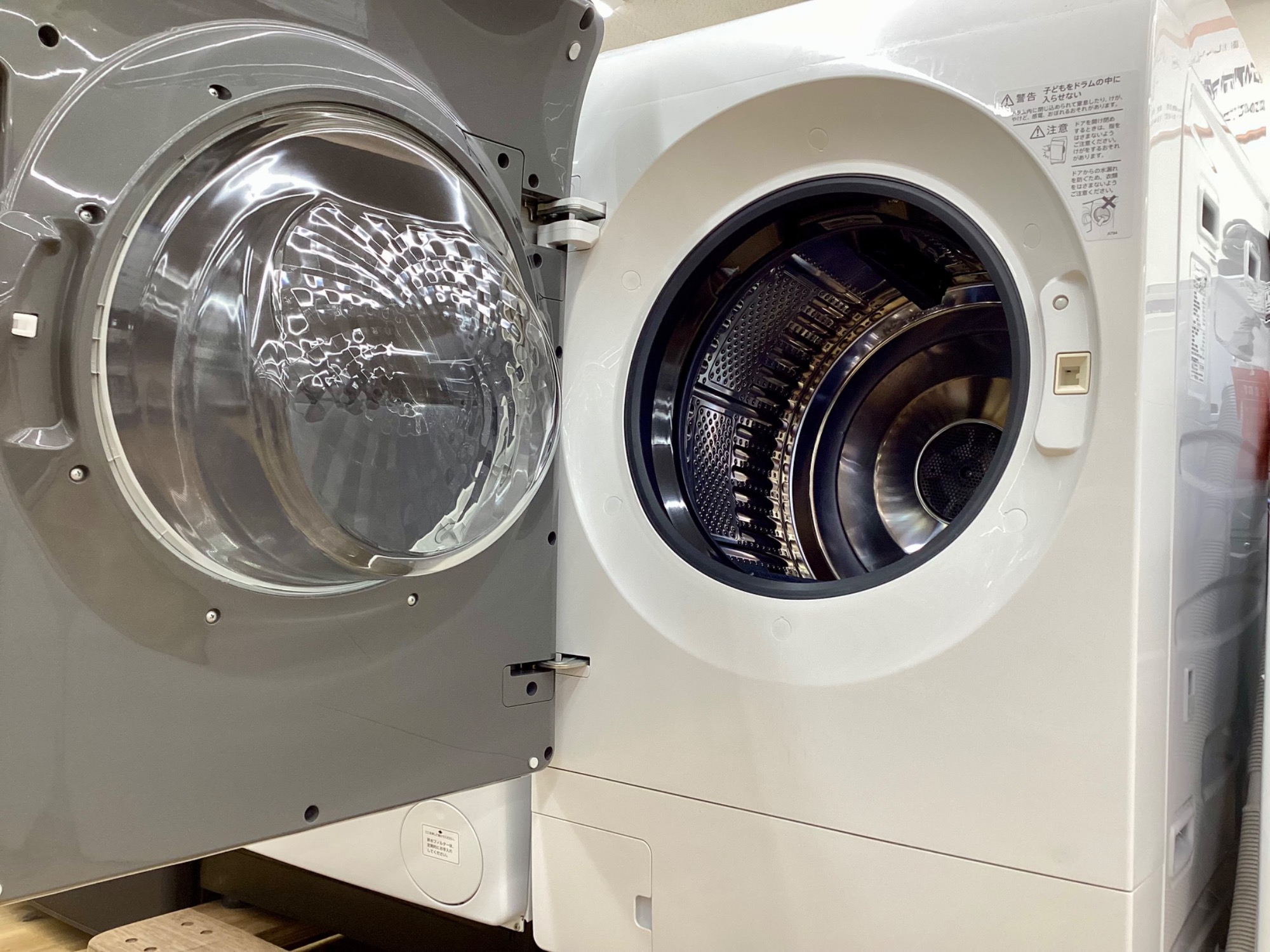 486 ドラム式洗濯機 美品 シャープ 国内メーカー 保証込み 高年式 家族