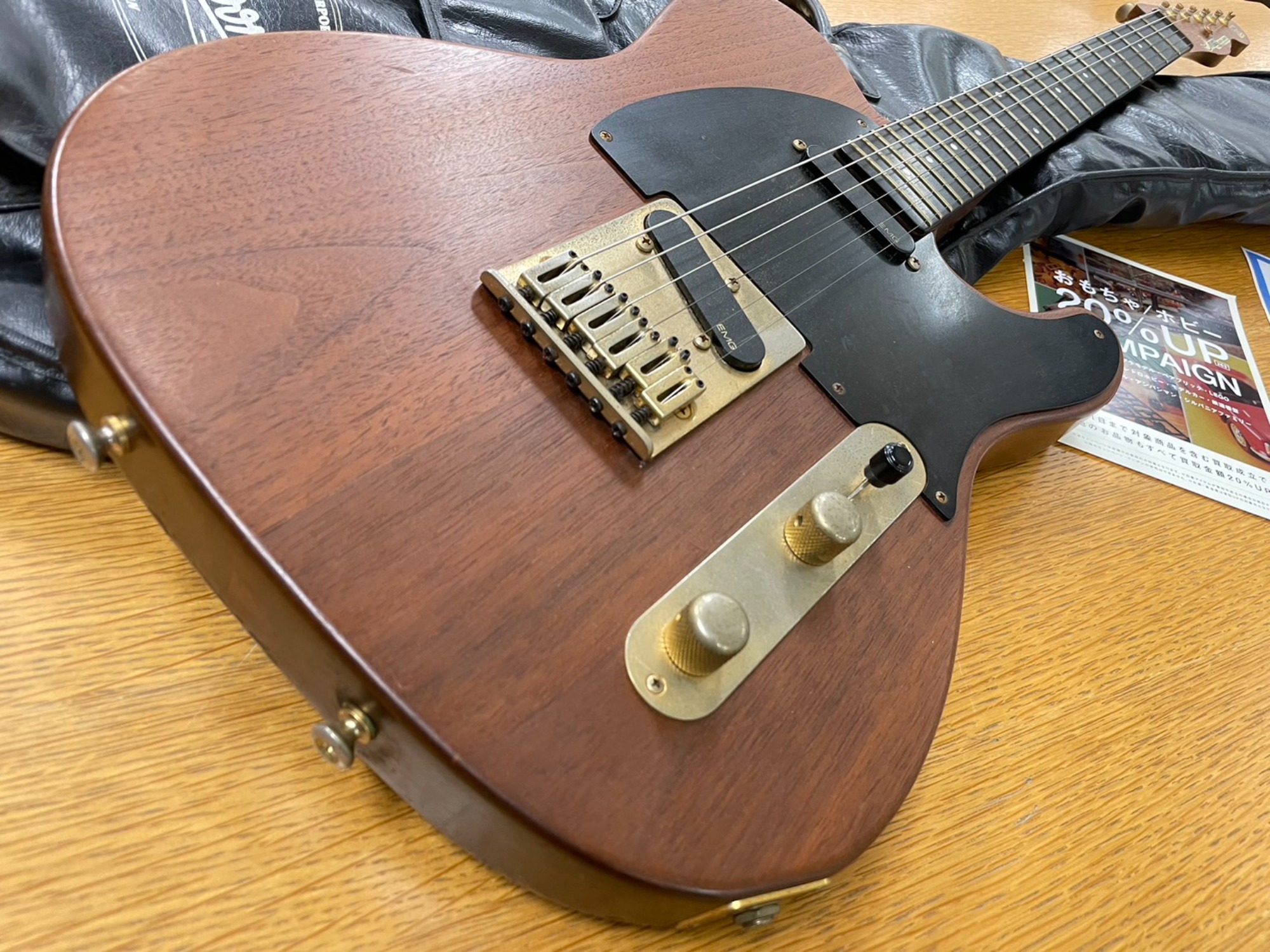 moon ウォルナットオイルフィニッシュ テレキャスター 1980年代 moon