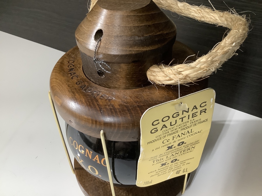 未開栓】GAUTIER XO ゴーティエ ランタン型ボトル コニャック