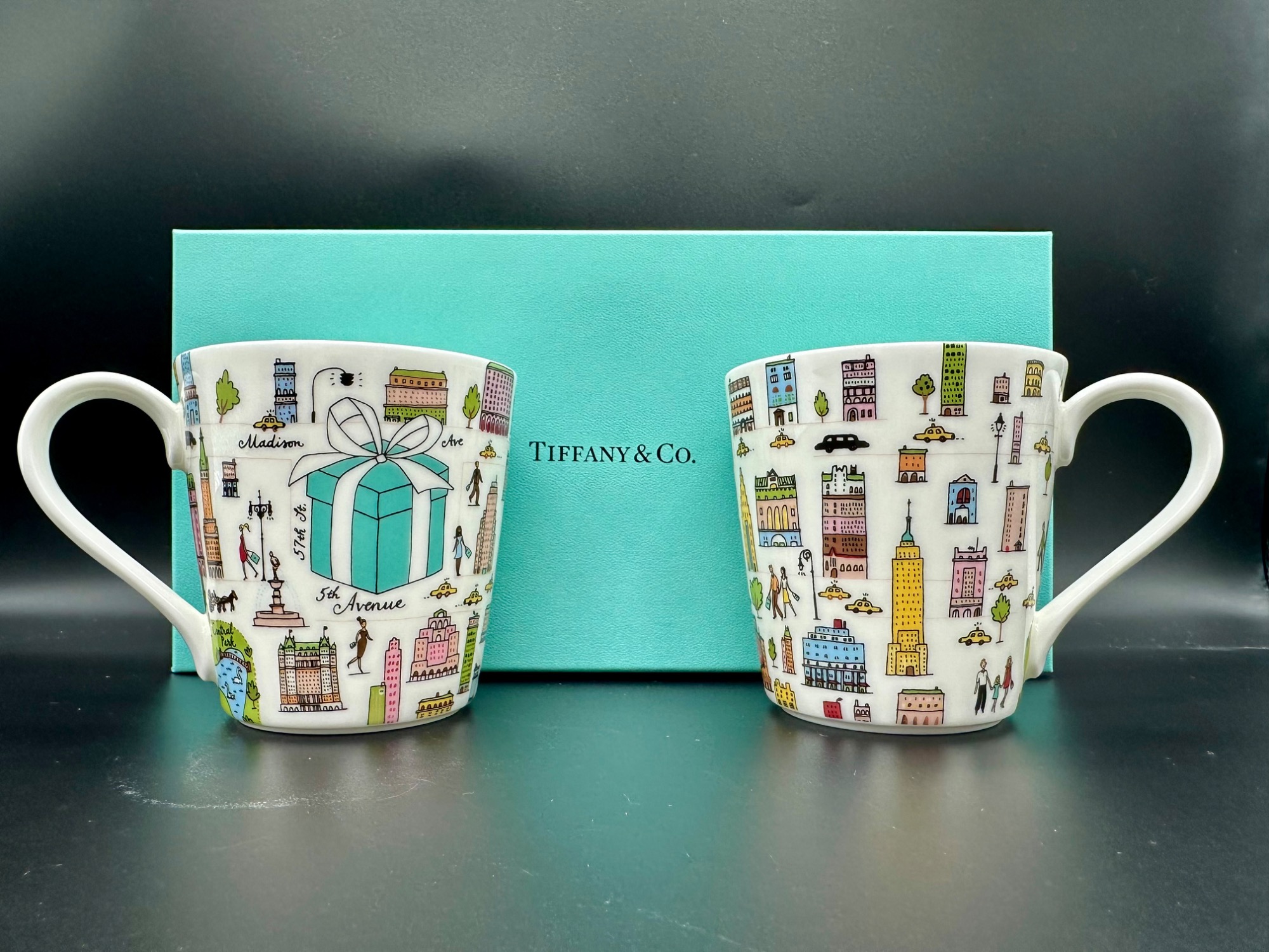 新品 ティファニー ペアマグカップ リボン ブルーボックス 卸売