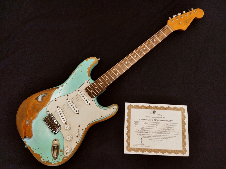 ハードレリック仕様 ストラトキャスター ヴィンテージ風 エイジド Aged