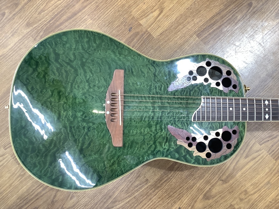 Ovation Celebrity CP741 パーラーギター グリーン Ovation Celebrity