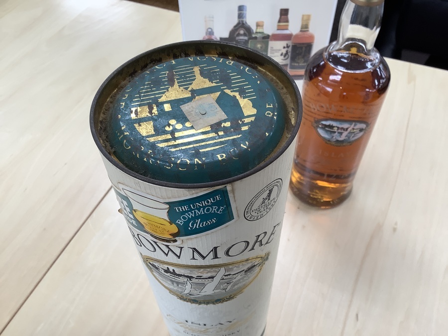 グラス付！！BOWMORE （ボウモア）12年 スコッチウイスキー 旧ボトル