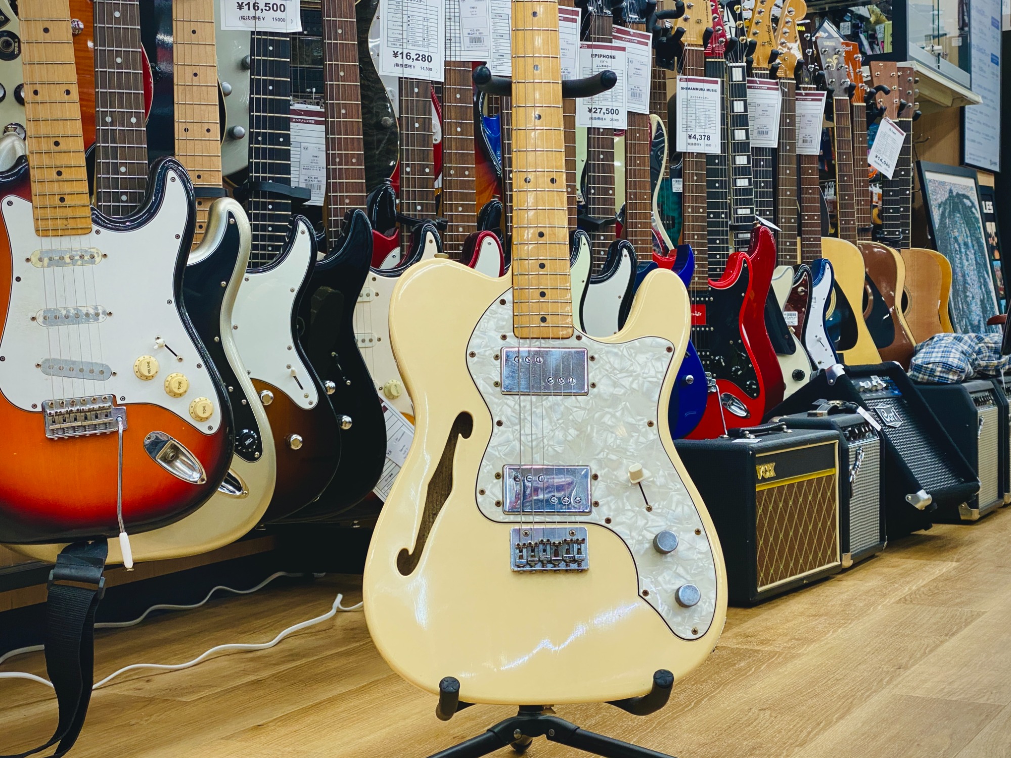 楽器買取強化中！Greco グレコ テレキャスターシンライン TE500 買取