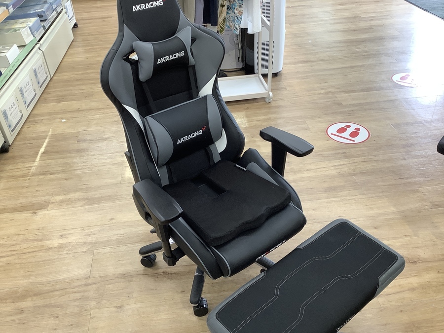 AKRacing オットマン フットレスト 足置き台 ブラック 美品 美品