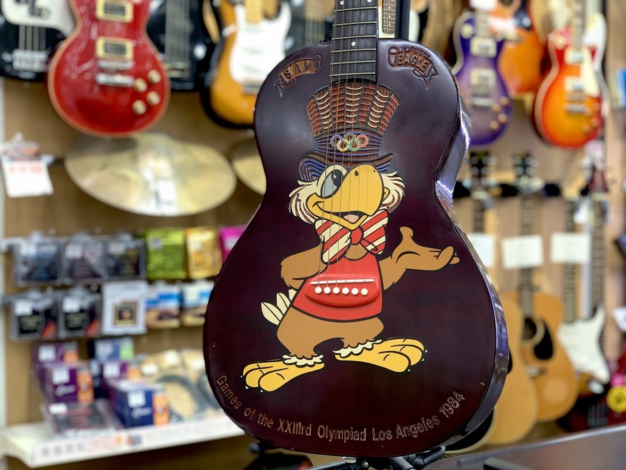 Sam Eagle 1984年ロサンゼルスオリンピック記念ギター アコギ Sam