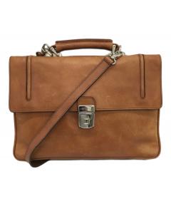 中古・古着通販】peroni (ペローニ) ビジネスバッグ ブラウン