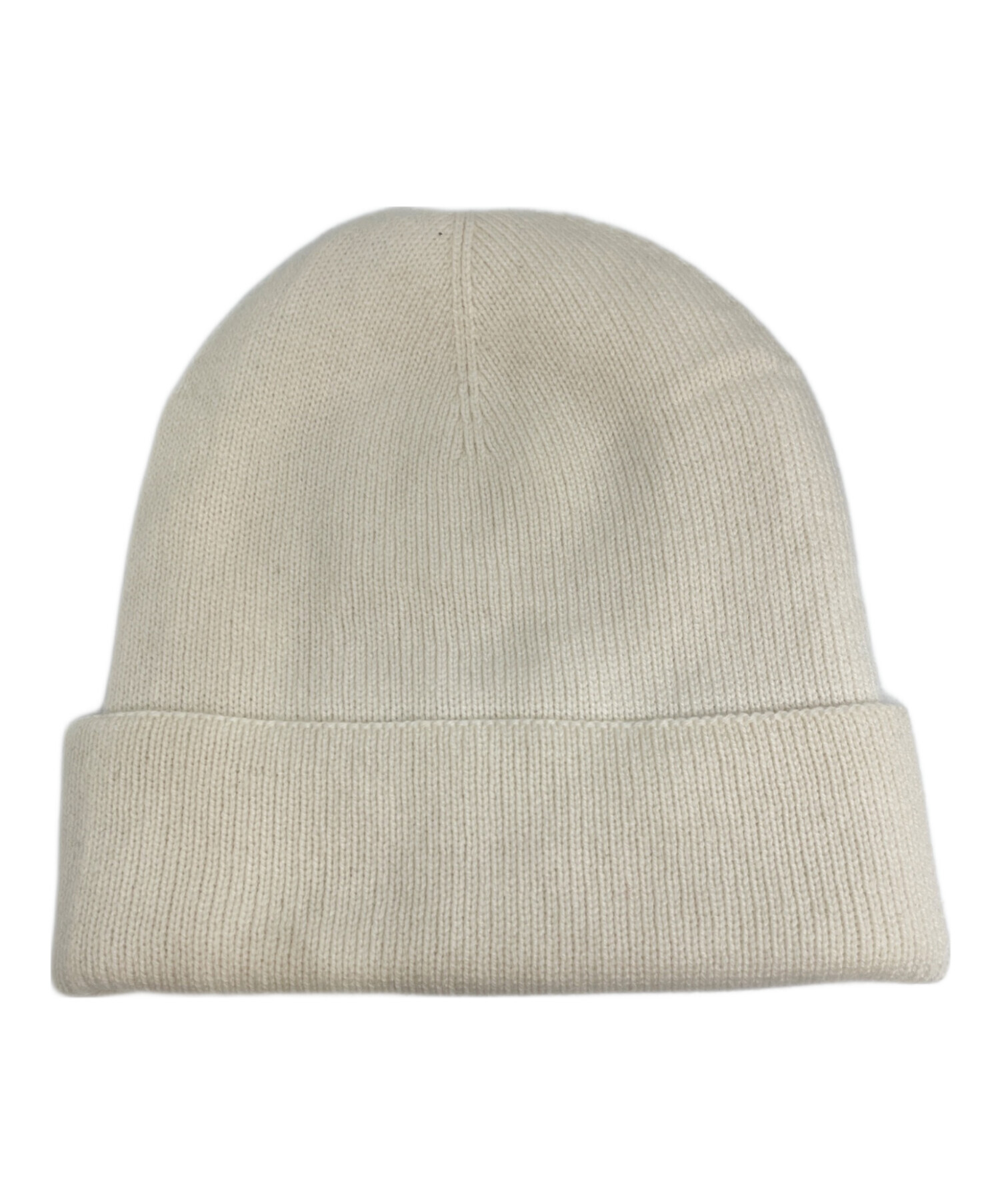 中古・古着通販】CHANEL (シャネル) カシミヤ ニット帽子 ホワイト