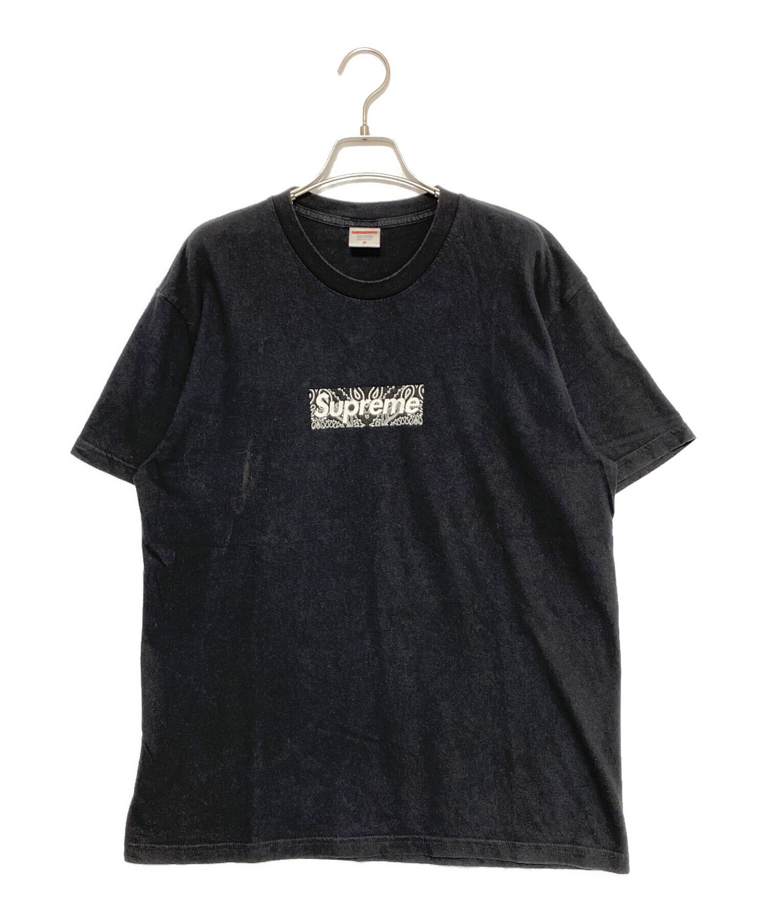 Supreme バンダナ ボックス ロゴ Tシャツ 黒 Mサイズ Supremeを代表
