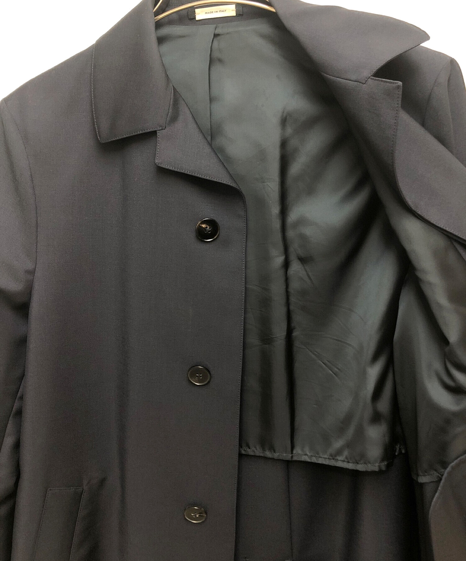 JIL SANDER フード付きコート グレー 中古・古着通販】JIL SANDER