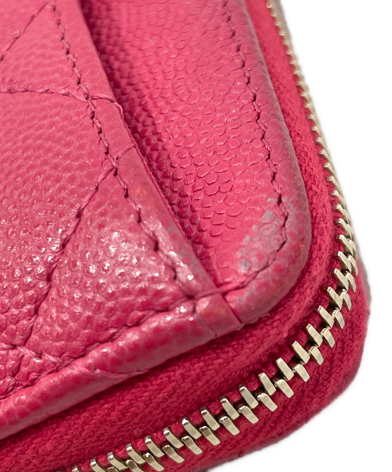 中古・古着通販】CHANEL (シャネル) マトラッセミニウォレット ピンク