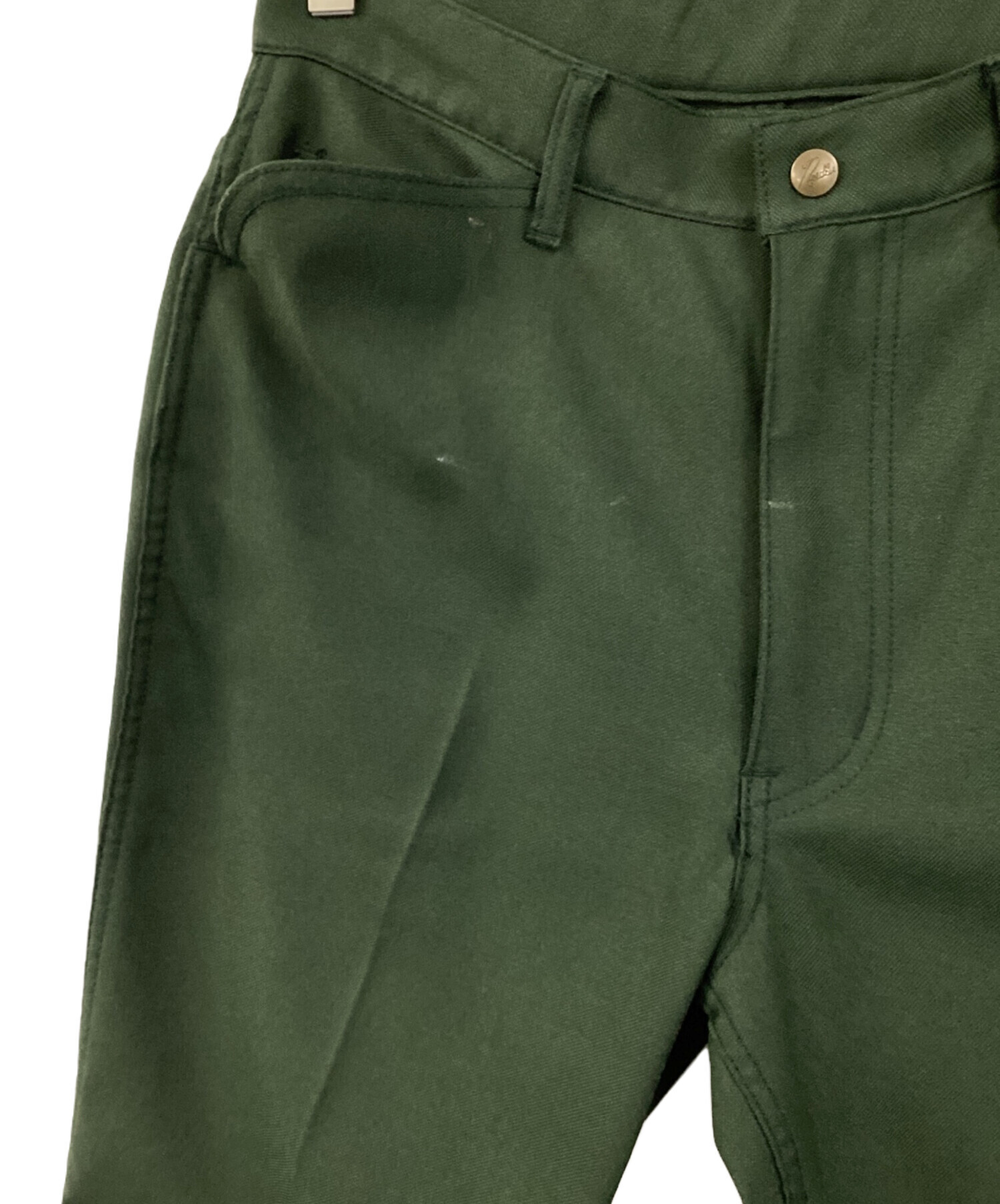 中古・古着通販】Needles (ニードルズ) フレアパンツ グリーン サイズ