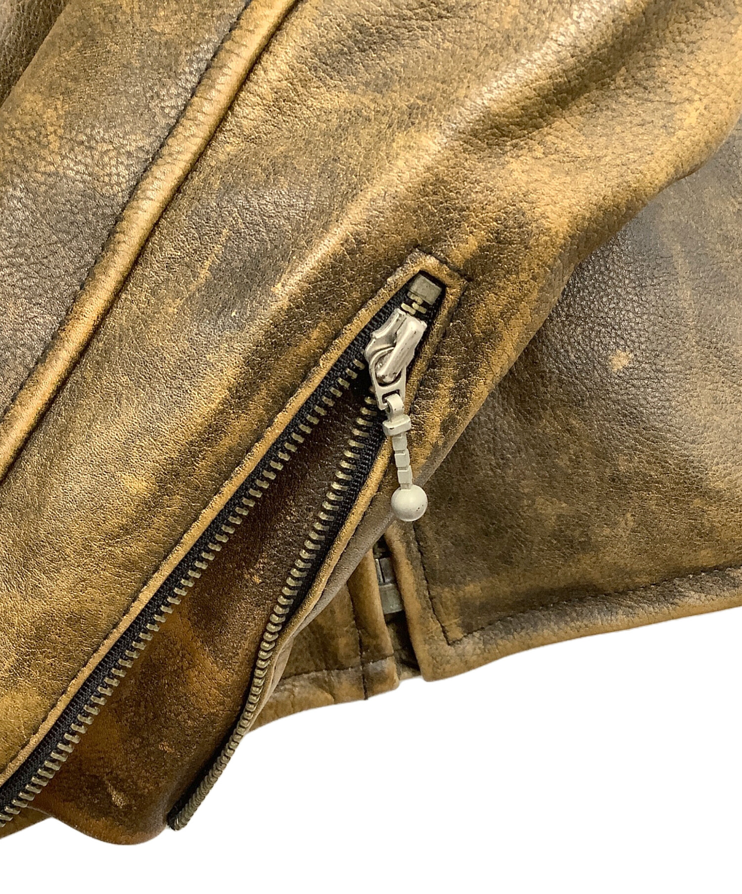 中古・古着通販】RBC (アールビーシー) レザーライダースジャケット