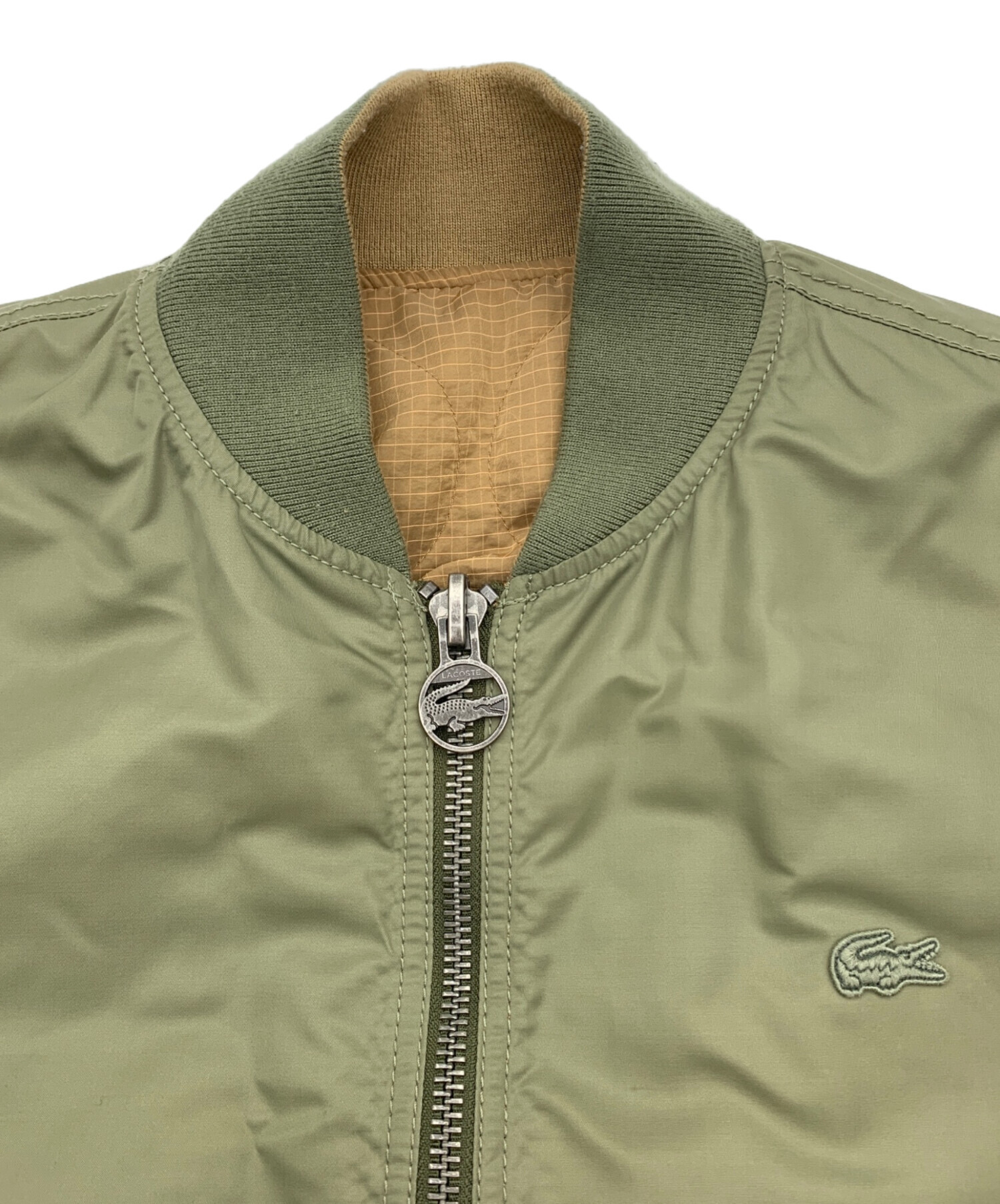 中古・古着通販】LACOSTE (ラコステ) リバーシブル MA-1ジャケット