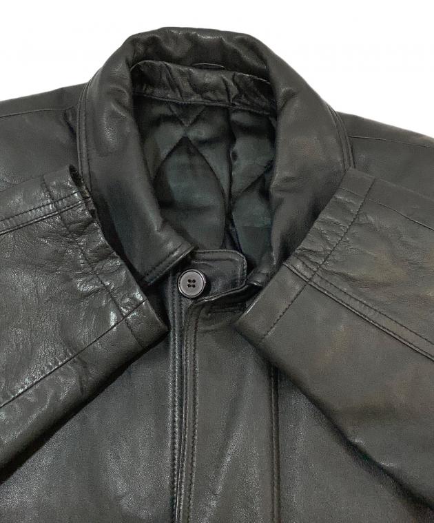 中古・古着通販】Ulcolow (アルコロウ) レザージャケット ブラック