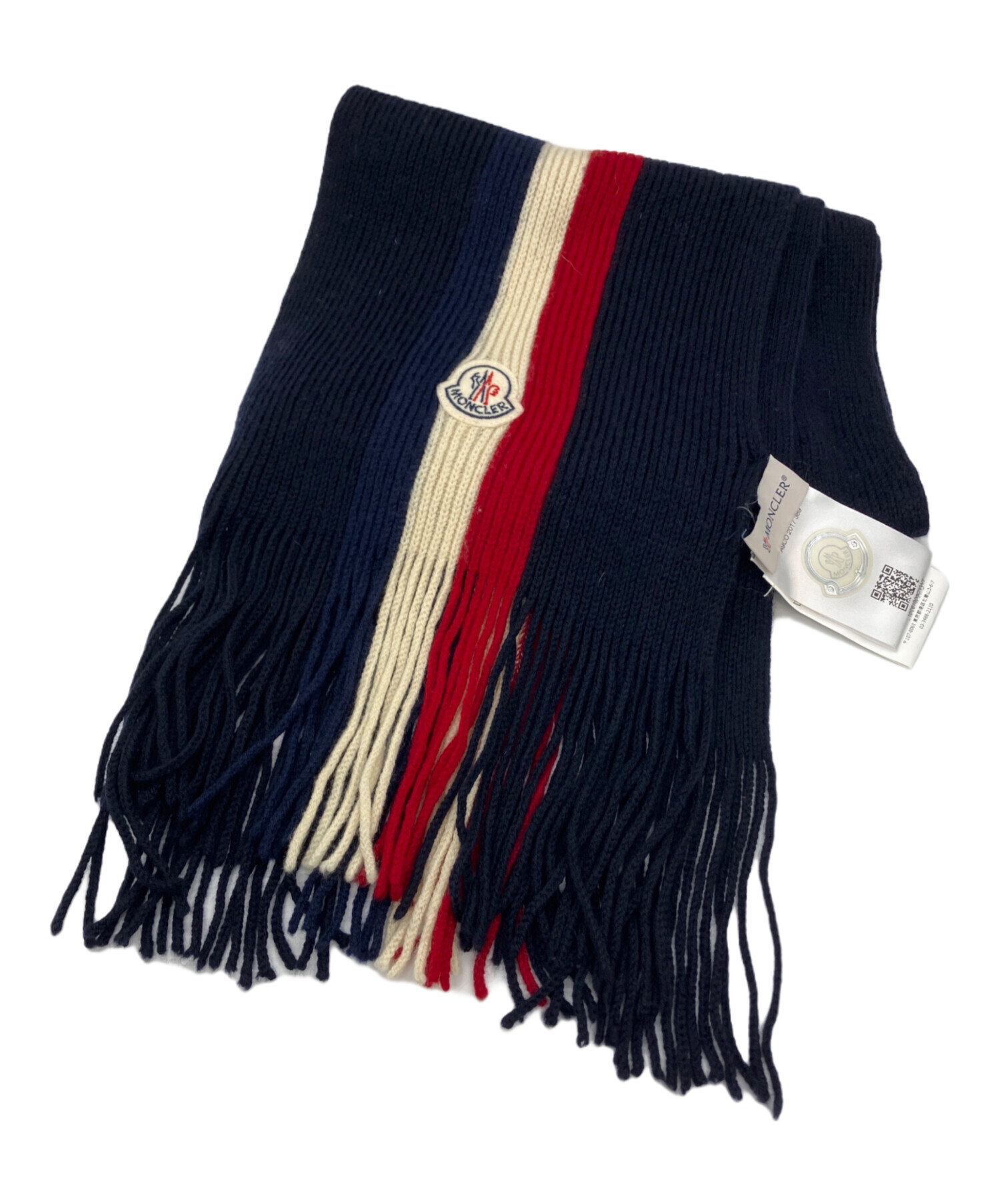 中古・古着通販】MONCLER (モンクレール) フリンジマフラー