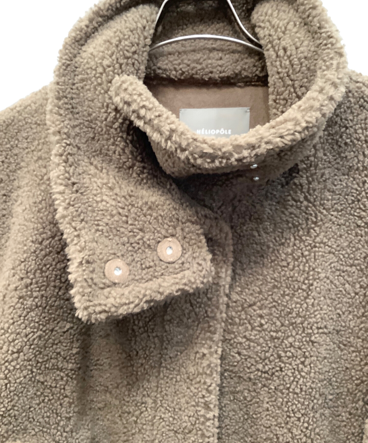 中古・古着通販】heliopole (エリオポール) ボアジャケット ベージュ