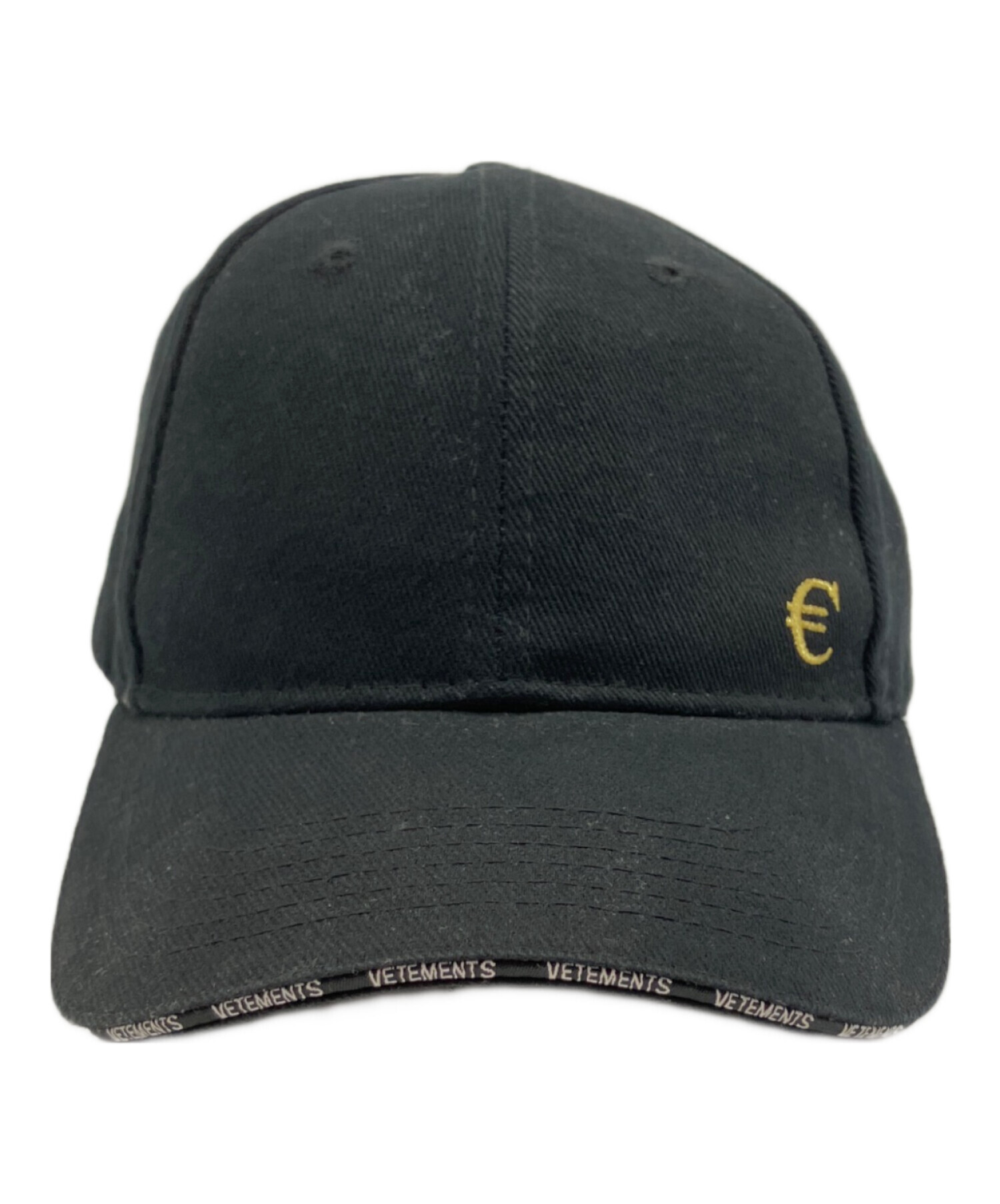 中古・古着通販】VETEMENTS (ヴェトモン) キャップ ブラック｜ブランド