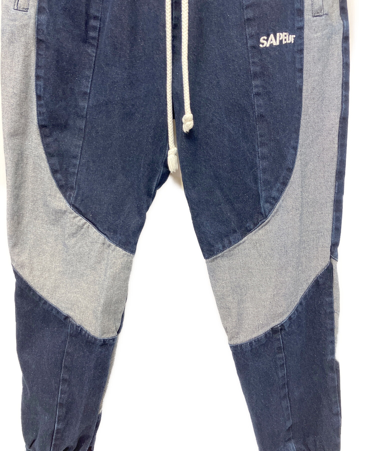 中古・古着通販】SAPEur (サプール) デニムトラックパンツ インディゴ