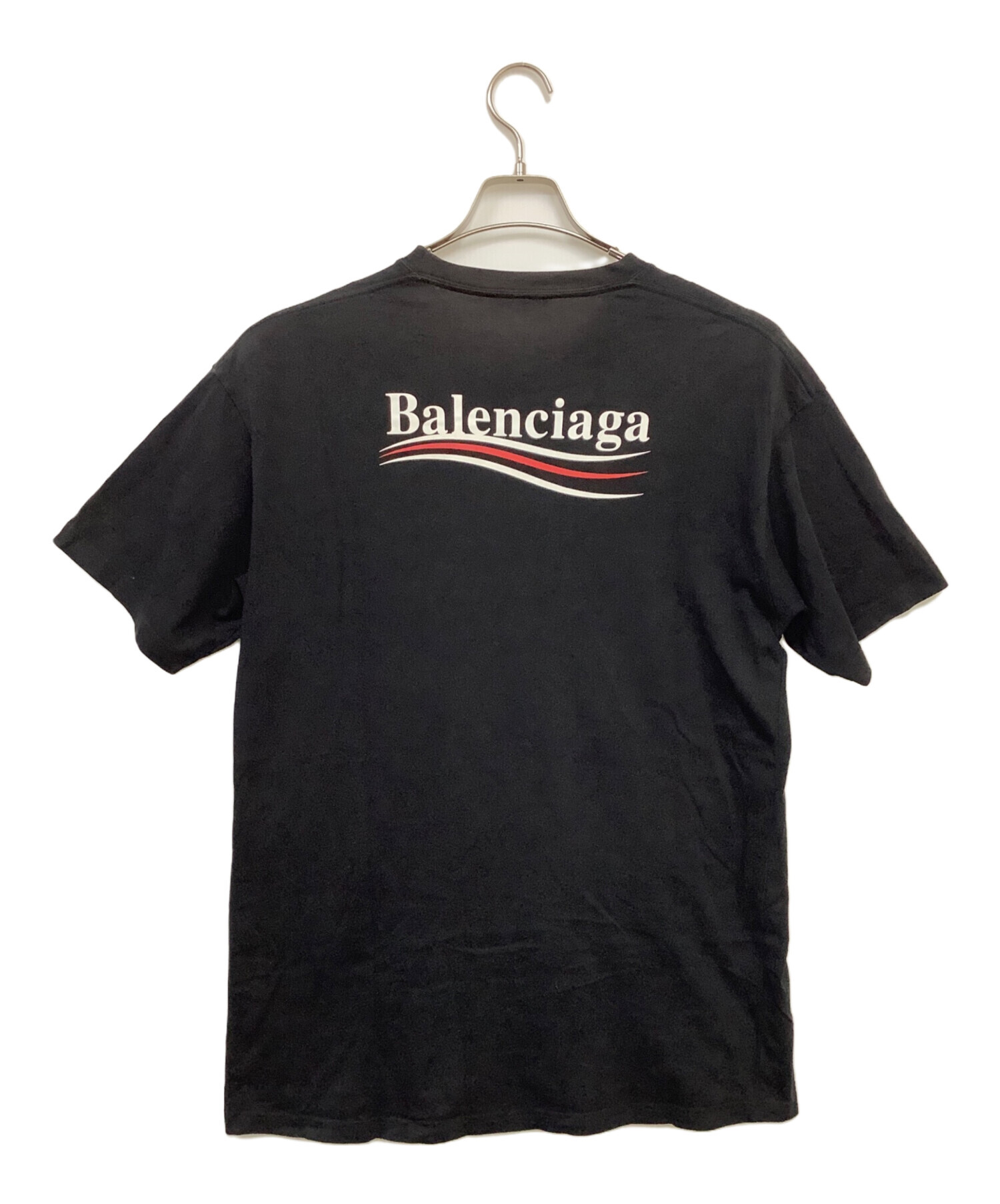 BALENCIAGA 黒 ロゴTシャツ