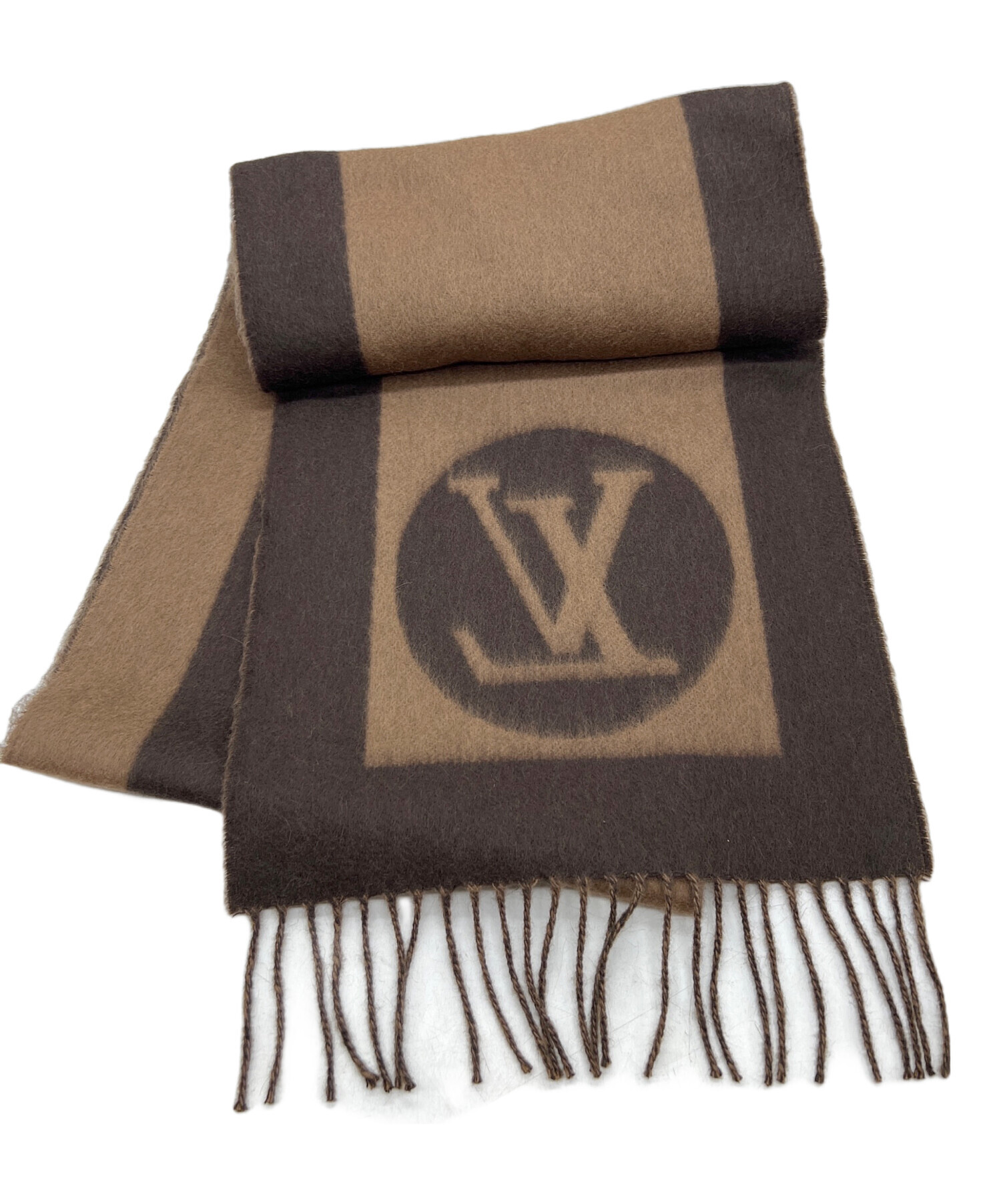中古・古着通販】LOUIS VUITTON (ルイ ヴィトン) マフラー ブラウン